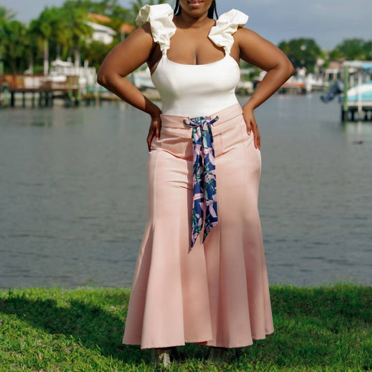 Adriana Contreras - Woven Wide Leg Pant - Plus