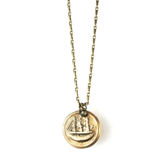 Bella Vita Jewelry - Women's Ship Necklace