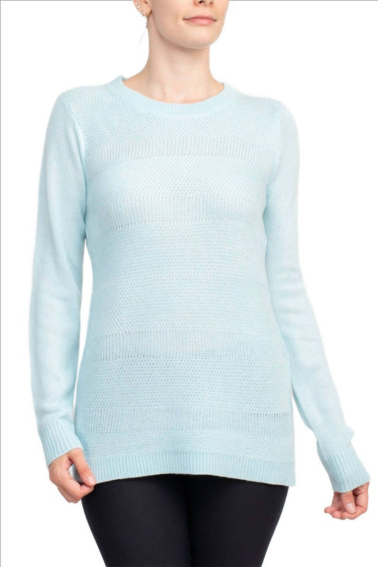 Lissy - Crew Neck Long Sleeve Knit Top