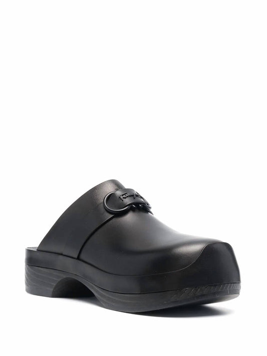 Salvatore Ferragamo - Women's Gancini Leather Clogs