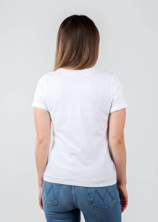 Cinq A Sept - Braided Short Sleeve Tee