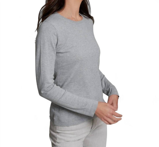 Alashan Cashmere - COTTON CASHMERE CLASSIC CREW NECK PULLOVER