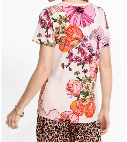 Johnny Was - Janie Favorite Short Sleeve Henley Tee