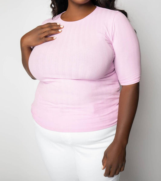 Vince - Elbow Sleeve Crew Neck T-shirt