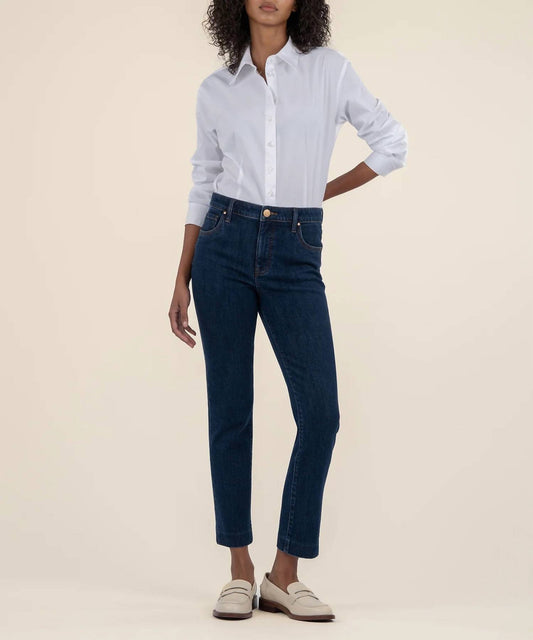 Kut From The Kloth - Reese High Waist Ankle Straight Leg Jeans