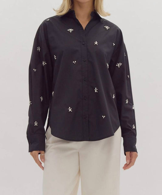 Entro - Shine Bright Button Up Top