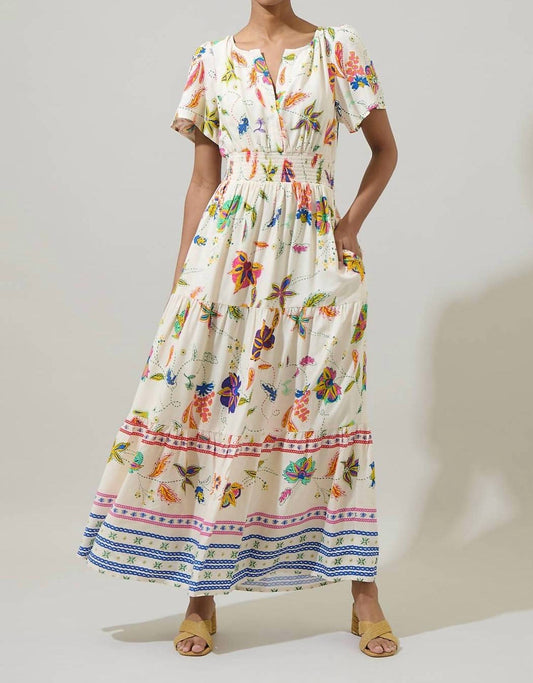 Sugarlips - Miraflor Rony Smocked Maxi Dress