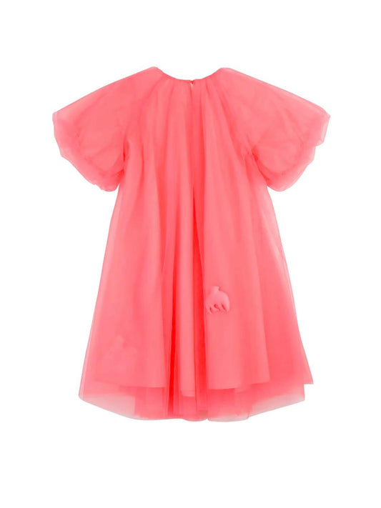 Kids Tulle Sleeve Party Dress