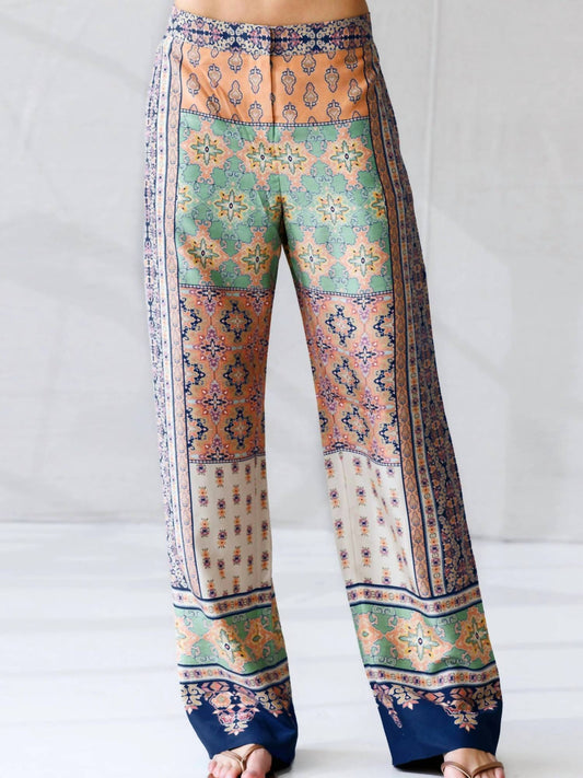 Go By Go Silk - Patio Printed Pant