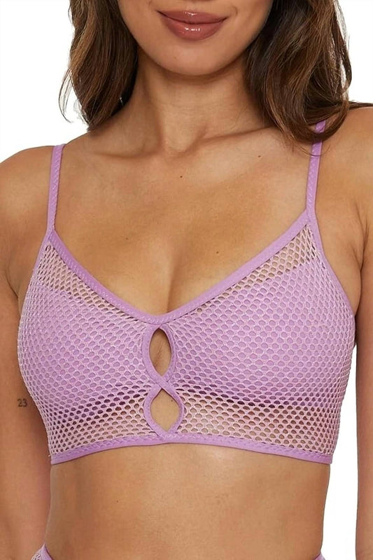 Becca - Network Side Tie Hipster Bikini Bottom And Cami Bikini Top Set