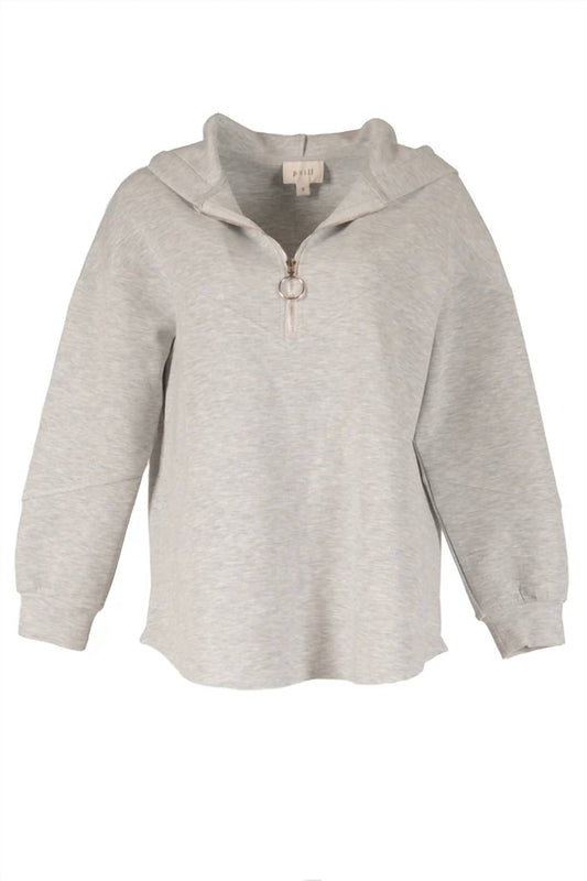 P.Cill - Women's Ella Half Zip Hooded Top