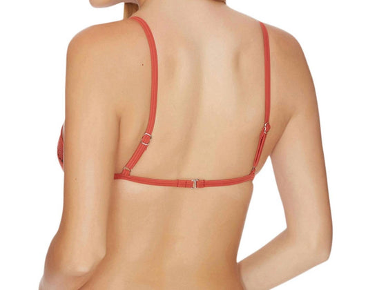 Reef - Latigo Crochet Halter Bralette Bikini Top