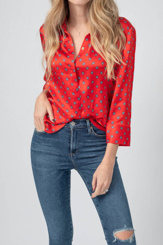 L'Agence - Silk Jil Blouse
