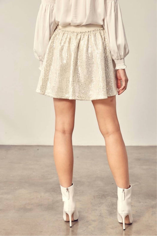 Mustard Seed - Sequin Skater Skirt