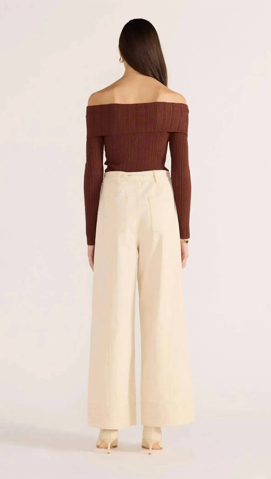 Minkpink - Jane Drill Straight Leg Pant