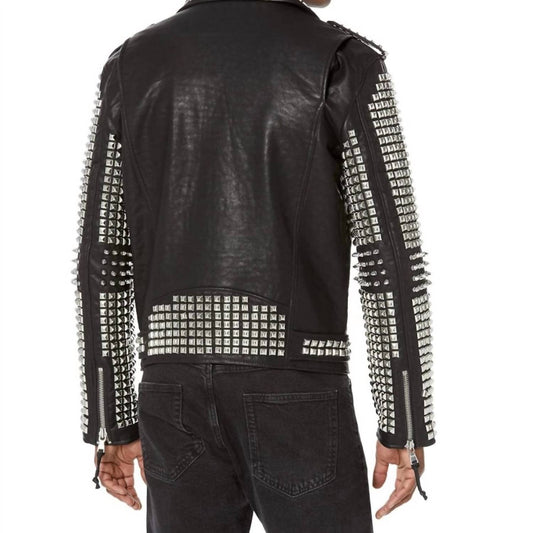 Cult Of Individuality - Leather Studded Jacket