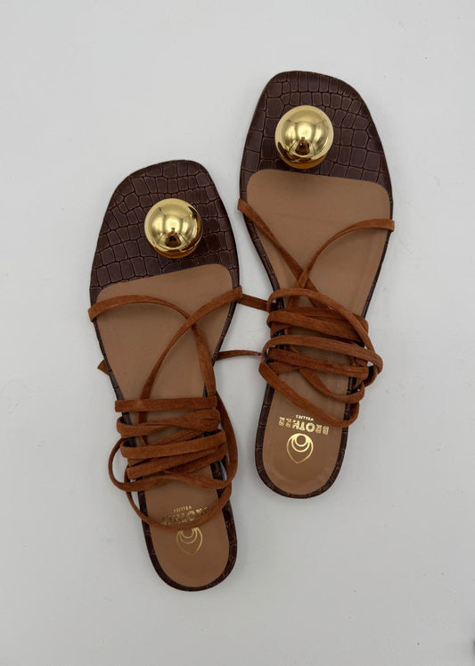 Brother Vellies - Women's Globe Flat Sandal