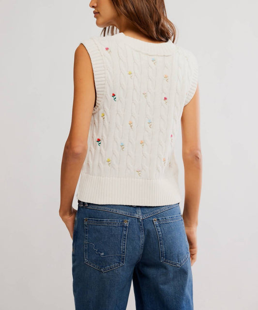 Free People - Plumeria Floral Vest