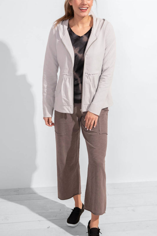 Escape By Habitat - Terry Zip Front Beach Hoodie