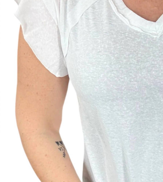 Pol - Flutter And Flirt V Neck Top