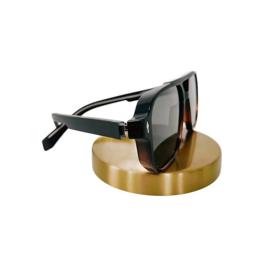 Pretty Simple - Maverick Matte Double Bridge Aviator Sunglasses