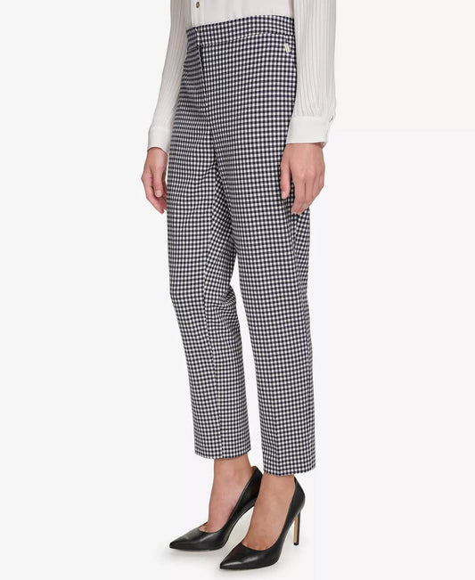 Tommy Hilfiger - Gingham Sloane Mid-rise Pants