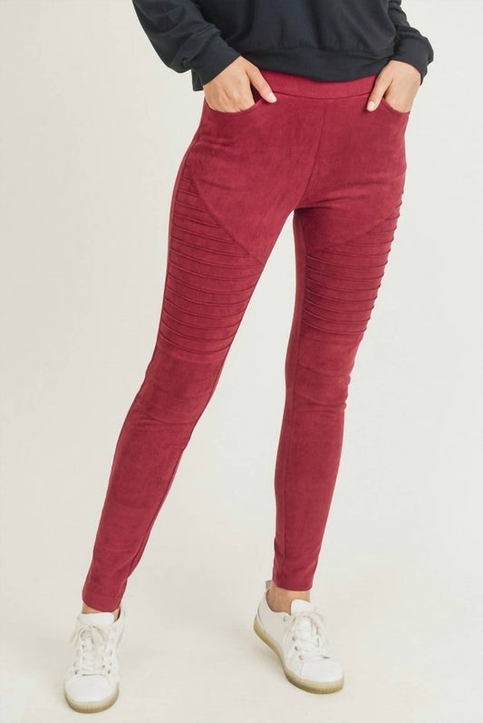 Ltx Sportswear - Going For A Ride Suede Leggings