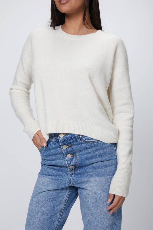 CROPPED CASHMERE JUMPER