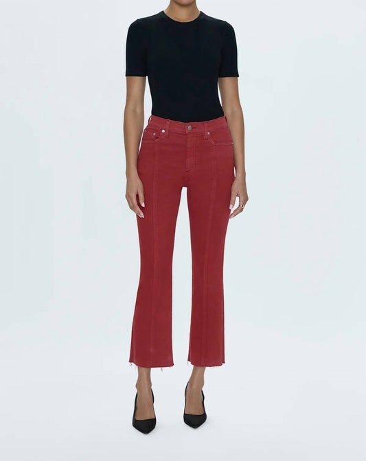 Pistola - Lennon Seamed High Rise Crop Bootcut Pants