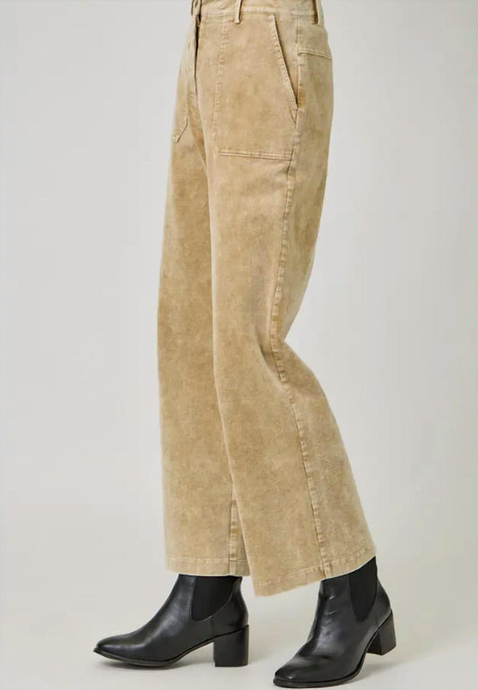 Mystree - Holly Washed Corduroy Trouser Pants