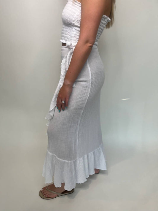 Felicite - Ruffle Maxi Wrap Skirt