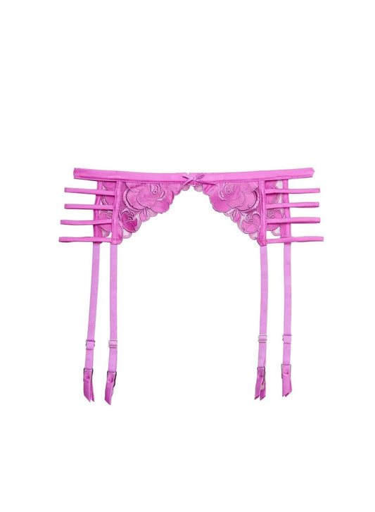 Fleur Du Mal - Rose Logo Garter Belt