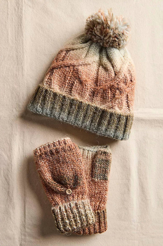 Free People - Women's Rainbow Run Hat Gloves Set