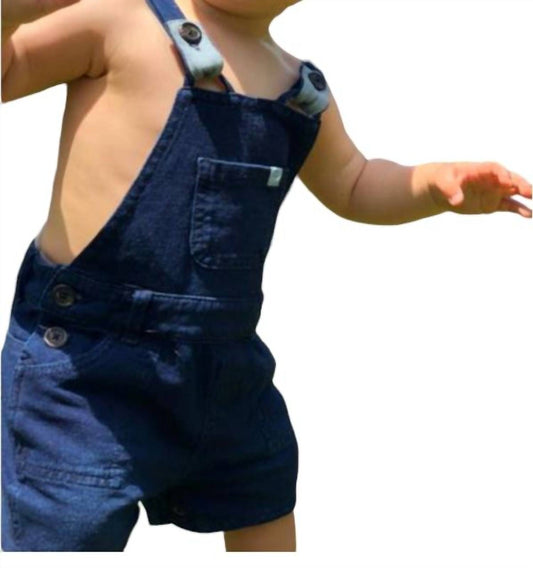 Me & Henry - Boy's Jonty Effect Shortie Overalls