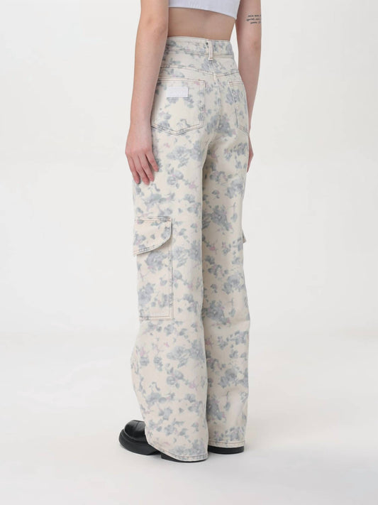 Ganni - Angi Floral Printed Cargo Jean