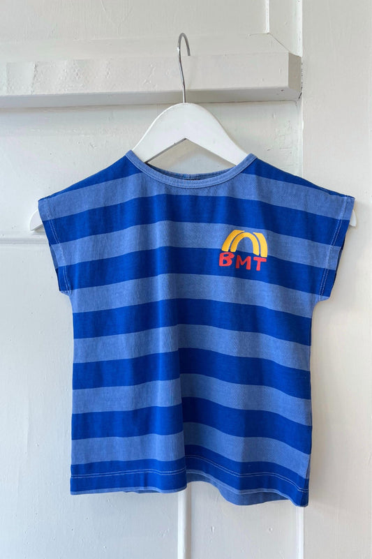 Bonmot - Kid's Wide Stripes Rainbow Tee