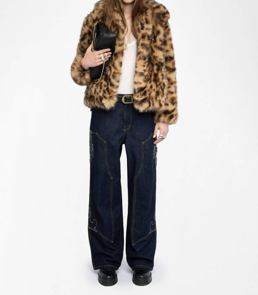 Zadig & Voltaire - Finito Leopard Print Faux Fur Coat