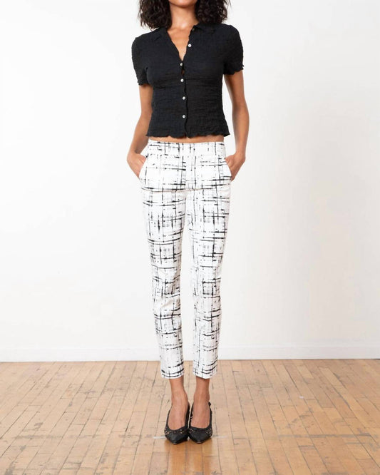 Avenue Montaigne - Women's Lulu Slim Ankle Straight Pants
