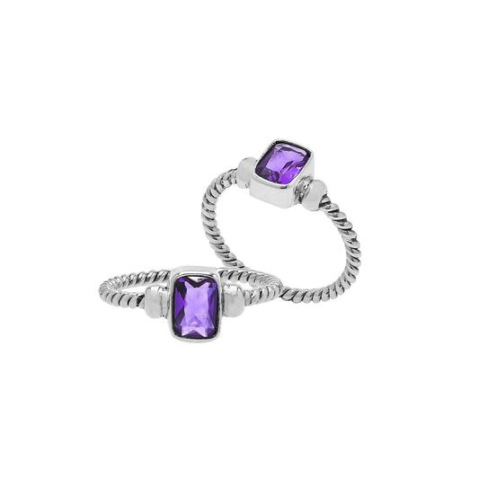 Bali - Women's Amethyst Quartz Ring