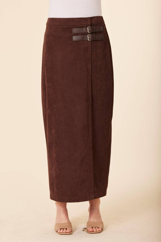 Dolce Cabo - Asher Suede Maxi Skirt