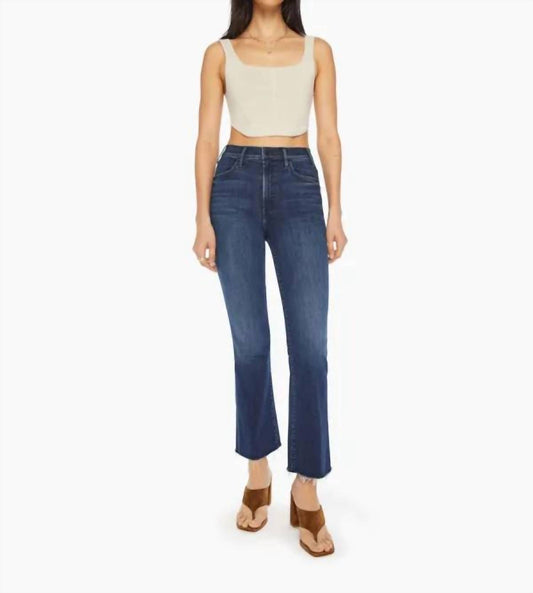 Mother - The Hustler Ankle Fray Flare Jeans