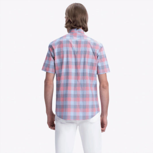 Bugatchi Uomo - Orson Check Short Sleeve Shirt