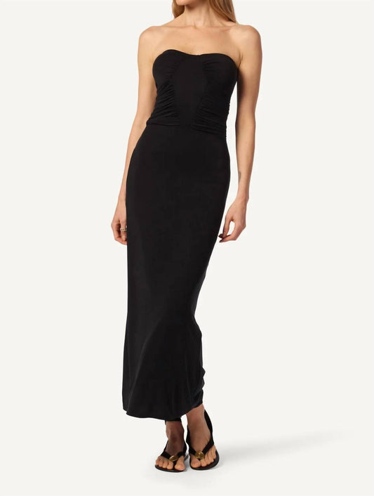 Sablyn - Elle Draped Strapless Maxi Dress