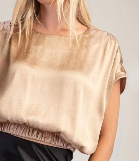 Glam - Silky Crop Top