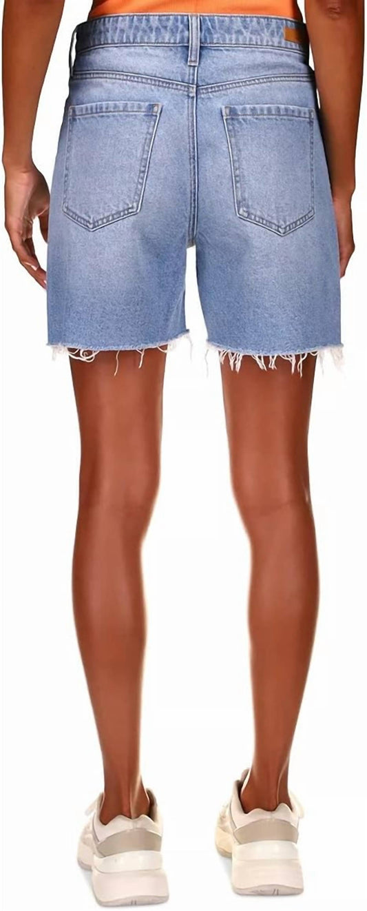 Sanctuary - Women’s Sidewalk Destructed Cut-hem Rigid Denim Jean Short