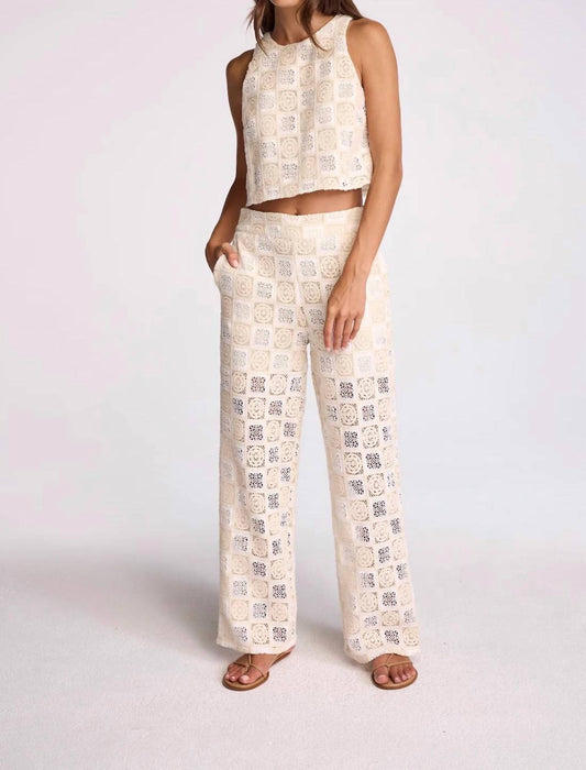 Sundays - Crochet Bowie Top