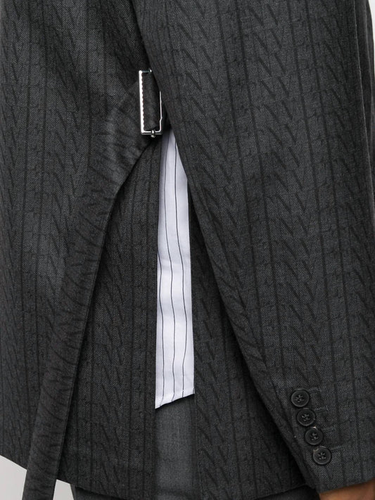 Valentino - Print Single Breasted Blazer