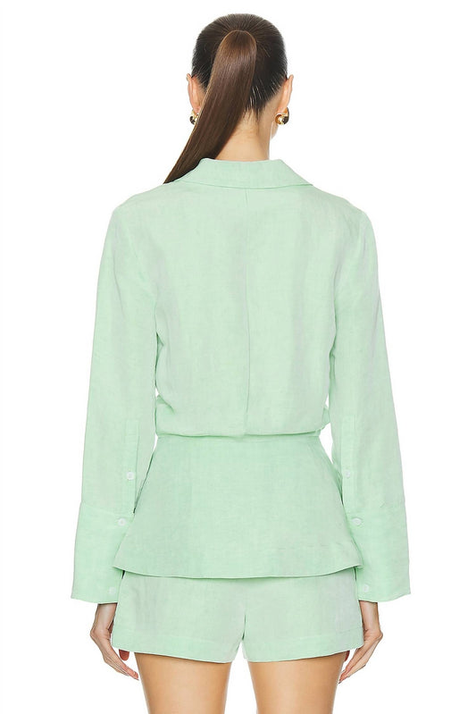 Matthew Bruch - Blouson Long Sleeve Blouse