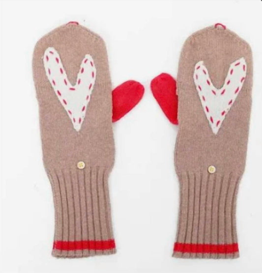 Kerri Rosenthal - Women's Heart Mitten Birch