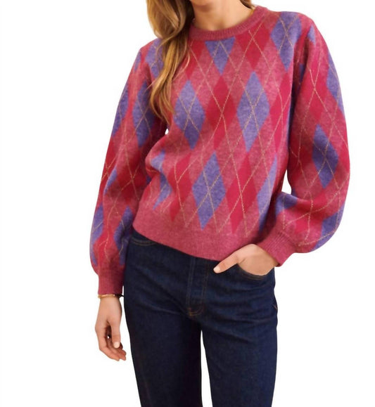 John + Jenn - Diamond Long Sleeve Sweater